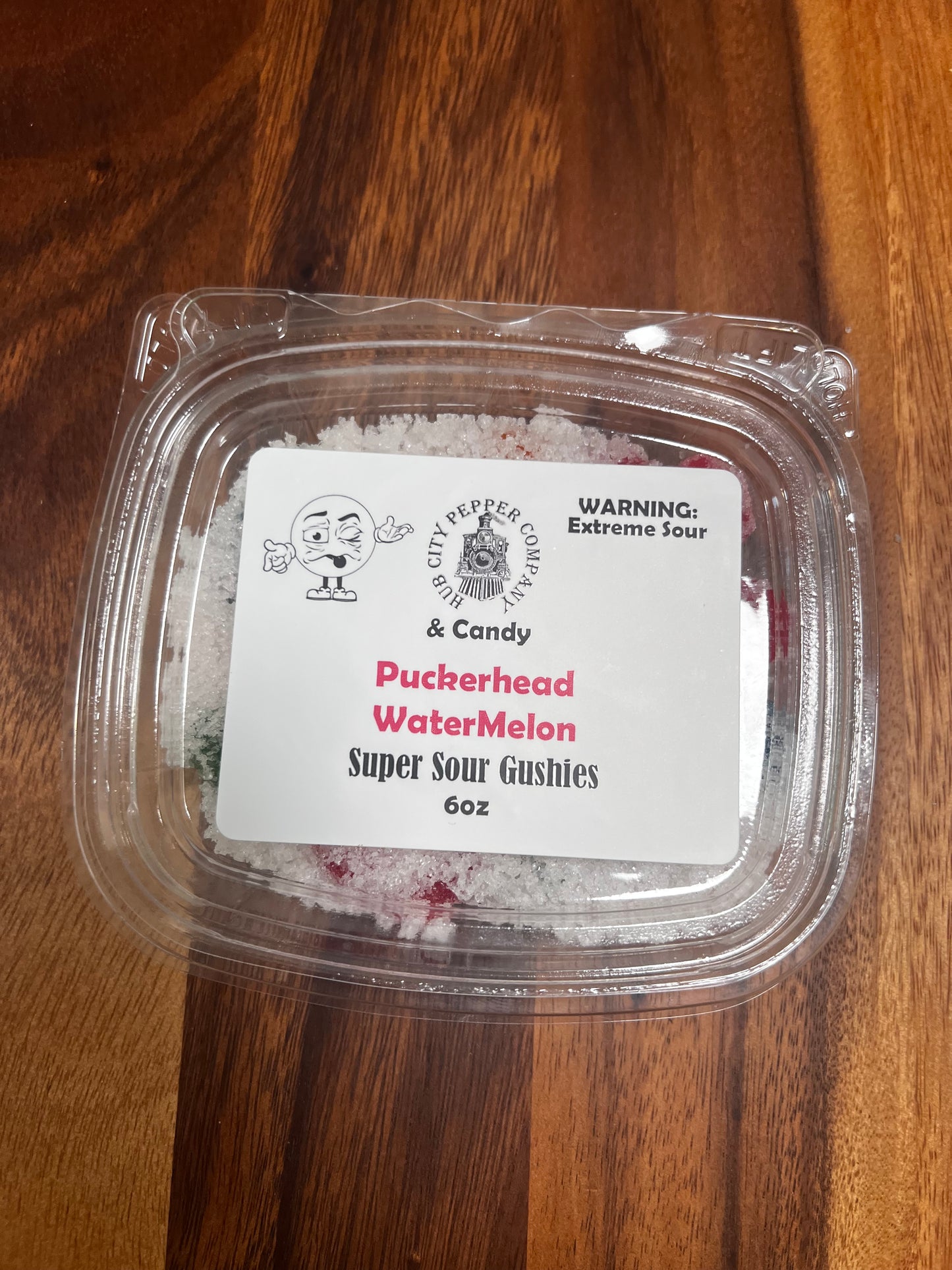 Puckerhead Watermelon Super Sour Gushies